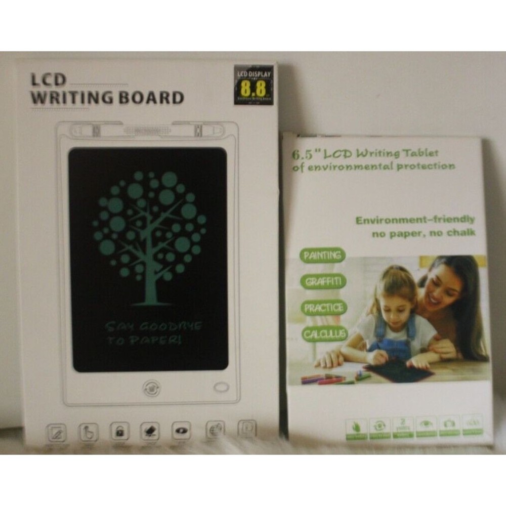 2 LCD Writing Tablets for Kids 8.8" & 6.5" Toys for Girls Boys Drawing Pad Gift